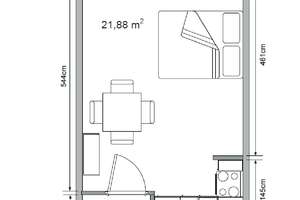 1-Zimmer-Wohnung mit West-Balkon in Sendling – 81371 Sendlinger Feld, München – Vorschaubild 2
