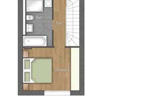 3 Zimmer, Reihenhaus 85 Quadratmeter, Terrasse im Grünen – Alter Sportplatz 4a, 38448 Heiligendorf, Wolfsburg – Vorschaubild 10