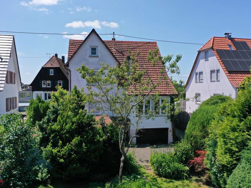 Drohnenaufnahme Haus Rückseite