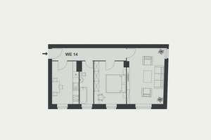 Vermietete 2-Zimmer-ETW mit Top-Grundriss, für Eigennutzung oder Investment! – Kurfürstenstraße 56, 12105 Mariendorf, Berlin – Vorschaubild 2