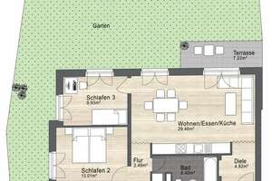 ++ 4-Zimmer-Neubauwohnung mit großzügigem Garten I EBK I 2 Terrassen I PKW-Stellplatz – Georg-Hermann-Allee 129, 14469 Bornstedt, Potsdam – Vorschaubild 35