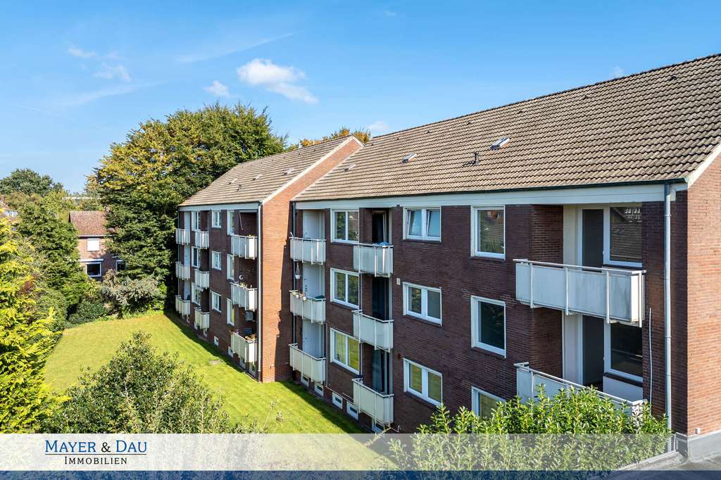 Immobilie in Oldenburg - Oldenburg: 1-Zimmer-Wohnung mit Balkon in Nadorst, Obj. 8362 - Bild 0