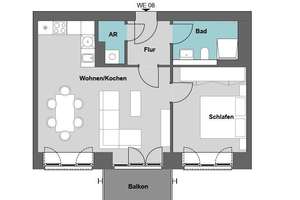 2 Zimmer | Balkon | sanierter Altbau – Wohnen im Zentrum-Ost – Lange Straße 22, 4103 Zentrum-Ost, Leipzig – Vorschaubild 9