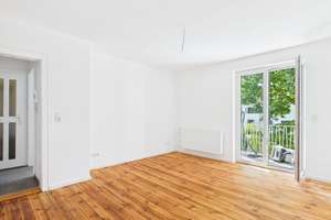 Balkonblick ins Grüne: frisch sanierte 2-Zimmer-Wohnung in Darmstadt-Bessungen
