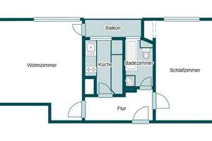 Gepflegte 2-Zimmer-Wohnung mit Südbalkon und Blick ins Grüne in Neckarweihingen – Die vollständige Adresse der Immobilie erhältst du vom Anbieter., 71642 Neckarweihingen, Ludwigsburg – Vorschaubild 15