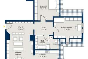 "3 ZIMMER WOHNUNG IN AUGSBURG
ERSTBEZUG NACH KOMPLETT SANIERUNG" – Die vollständige Adresse der Immobilie erhältst du vom Anbieter., 86150 Bahnhofs-, Bismarckviertel, Augsburg – Vorschaubild 8