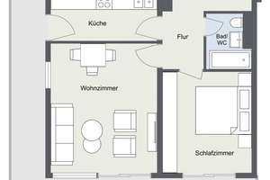 Bezugsfreie, schön geschnittene 2-Zimmer-Wohnung mit traumhaftem Alpenblick. – Die vollständige Adresse der Immobilie erhältst du vom Anbieter., 81735 Neuperlach, München – Vorschaubild 14