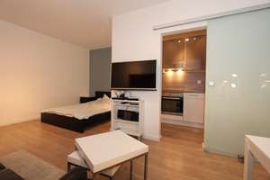 Tolles 1-Zi-Business-Apartment, separate Küche, Balkon in den ruhigen Innenhof – Die vollständige Adresse der Immobilie erhältst du vom Anbieter., 81369 Mittersendling, München – Vorschaubild 4
