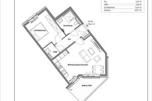 Komfortable 2‑Zimmer‑Wohnung mit Balkon in Niehl – Niehler Straße 346-348, 50735 Niehl, Köln – Vorschaubild 8