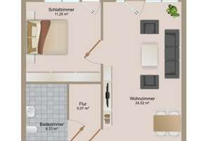 Moderne 2-Zimmer-Wohnung mit Balkon und offenem Wohn-Essbereich – zentrumsnah & energieeffizient – Die vollständige Adresse der Immobilie erhältst du vom Anbieter., 39114 Werder, Magdeburg – Vorschaubild 8