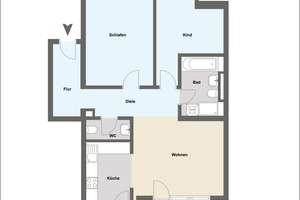 *M19* 3-Zimmer-Wohnung mit Terrasse – Die vollständige Adresse der Immobilie erhältst du vom Anbieter., 63814 Mainaschaff – Vorschaubild 10
