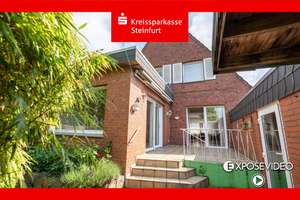 Gepflegtes Einfamilienhaus mit großem Garten - fußläufig zur Emsgalerie & Ems – Die vollständige Adresse der Immobilie erhältst du vom Anbieter., 48431 Rheine – Vorschaubild 1