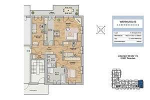 Exklusives Wohnen in der Dresdner Hafencity – 4 Zimmer mit traumhaftem Elbblick – Die vollständige Adresse der Immobilie erhältst du vom Anbieter., 1097 Leipziger Vorstadt, Dresden – Vorschaubild 3