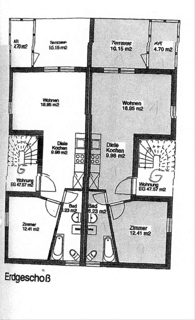 Immobilie in Mönkebude - Charmante 2-Zimmer Wohnung mit Terrasse in Mönkebude - Bild 0
