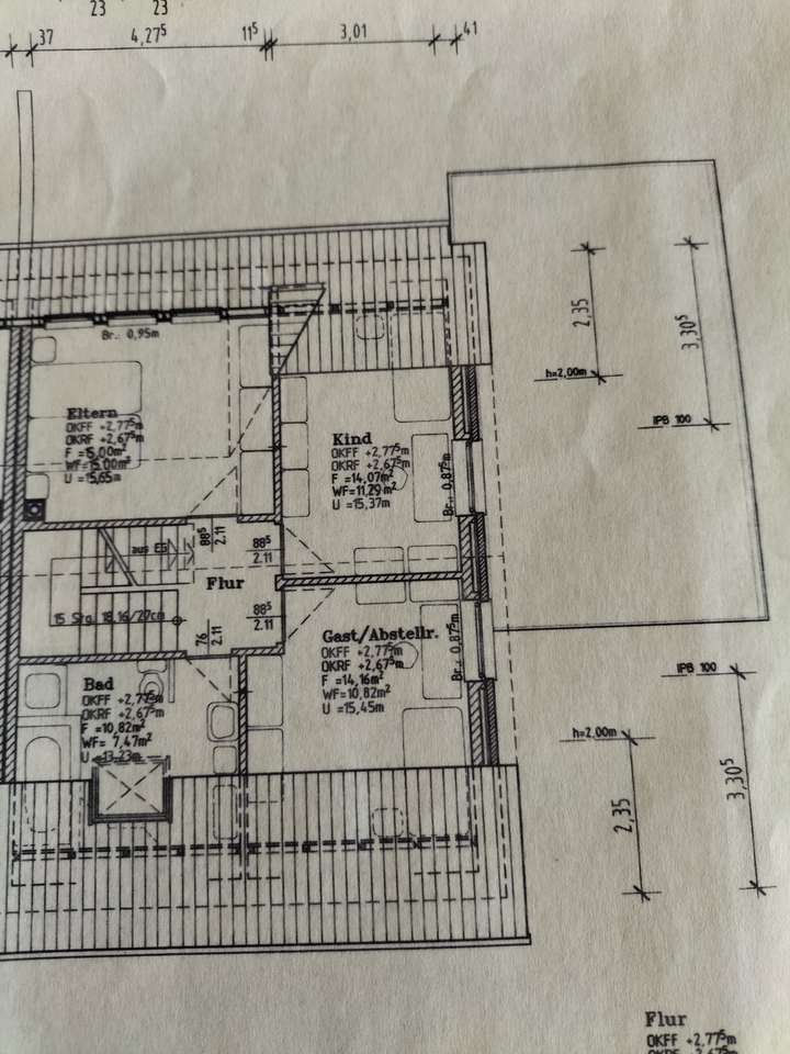 Grundriss DG  Zeichnung