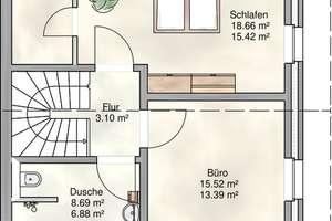 Neubau-Doppelhaushälfte mit 165 m² | 6 Zimmer | 2 Bäder | Garten | Kühlung | Smart Home – 4207 Grünau-Siedlung, Leipzig – Vorschaubild 4