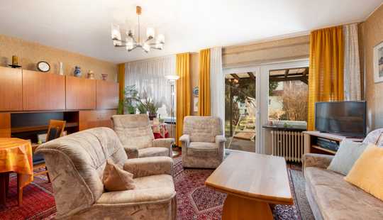 Bild von RESERVIERT: Hattersheim: Reihenmittelhaus mit Garten, Garage und Gestaltungsspielraum