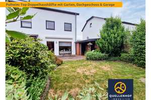 Pulheim: Top Doppelhaushälfte mit Garten, Dachgeschoss, Garage, Keller – bezugsfrei & Volleigentum! – Rhein-Erft-Kreis – Vorschaubild 1