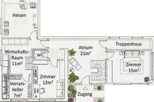 Exklusive Architektenvilla in Toplage in Heilbronn-Ost – Wohnen im Grünen mit Blick auf den Wartberg – Die vollständige Adresse der Immobilie erhältst du vom Anbieter., 74074 Heilbronn, Heilbronn – Vorschaubild 3