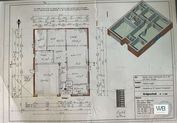 Grundriss Erdgeschoss