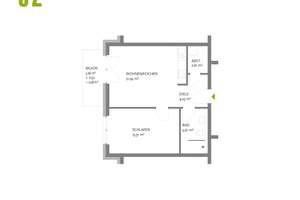 NEUBAU Trier-Olewig - Effizienzhaus 55 - Wohnung 02