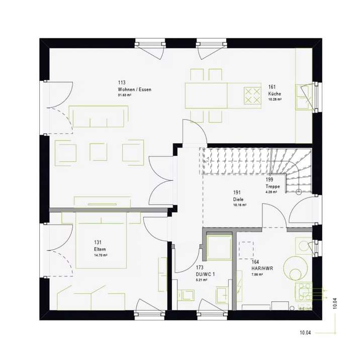 Grundriss Erdgeschoss