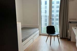 Möbliertes Studentenapartment (21 m²) im 4. OG – Campus Viva München – Am Olympiapark