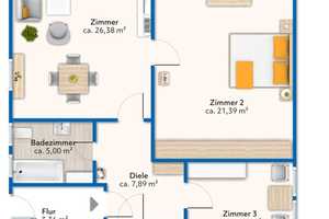 Kapitalanlage ! Vermietetes Zweifamilienhaus mit Balkon, Vollkeller und Garage mitten in Uelzen ! – Uelzen (Kreis) – Vorschaubild 9
