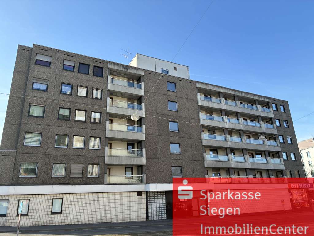 Immobilie in Siegen - Schöne Wohnung mit Stellplatz in zentrumsnaher Lage von Siegen - Bild 0