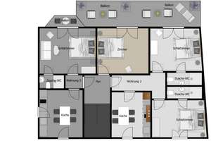 Toplage an der Mosel: Gepflegtes Wohn- und Ferienhaus mit 4 Apartments und Betreiberwohnung – Die vollständige Adresse der Immobilie erhältst du vom Anbieter., 56859 Alf – Vorschaubild 52