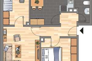 3-Zimmer-Wohnung in Wilhelmshaven City – Tilsiter Straße 27, 26389 Bant, Wilhelmshaven – Vorschaubild 7