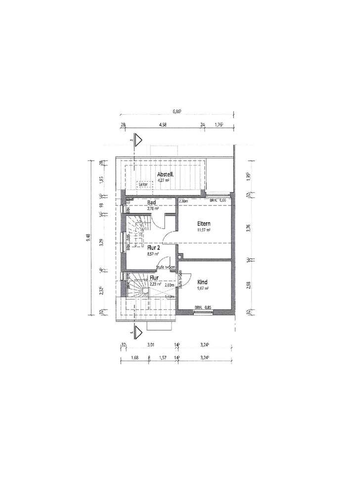 Grundriss Obergeschoss
