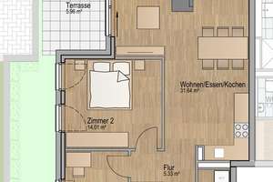 Den Tag im Freien genießen: Moderne Neubauwohnung mit Terrasse (WHG 2) – Rheingoldstrasse 1, 65203 Biebrich, Wiesbaden – Vorschaubild 7