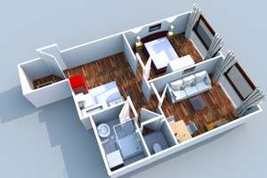 *City-Apartment* 2 Zimmer-Wohnung möbliert inkl. W-Lan & TV & Strom – Sonnenwall 62, 47051 Altstadt, Duisburg – Vorschaubild 10