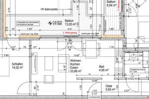 Schicke und Moderne barrierefreie 2-Zimmer Neubauwohnung mit Hochwertiger EBK und großem Balkon  – Horbacher Straße 41, 52072 Richterich, Aachen – Vorschaubild 9
