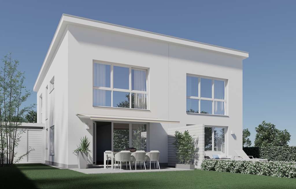 Immobilie in Allendorf (Lumda) - Wie ein eigenes Haus: Exklusive 4 Zimmer Designwohnung mit Garten im Neubaugebiet „Auf der Hege II“ - Bild 1