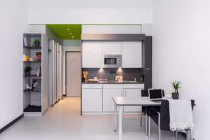 Vollmöbliertes M+ Apartment mit Terrasse für Studenten oder Azubis / ALL-In Miete – Querstraße 15-17, 4103 Zentrum-Ost, Leipzig – Vorschaubild 2