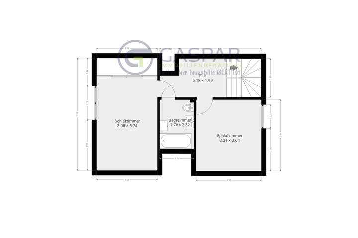 Grundriss Obergeschoss