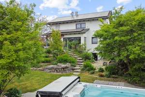 Wow! Stylisches, neuwertiges Einfamilienhaus mit uneinsehbarem Garten samt SwimSpa! Ruhelage!