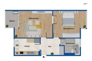 Kapitalanlage: Charmante 2-Zimmer-Wohnung mit Wohlfühlcharakter in Berlin-Pankow – Die vollständige Adresse der Immobilie erhältst du vom Anbieter., 13158 Rosenthal, Berlin – Vorschaubild 8