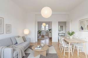 eine 3,5 bzw 4 Zimmer Wohnung in gepflegter Altbau, saniert 2022, Schlafzimmern zum ruhigen Innenhof – Reichstrasse 30, 14055 Westend, Berlin – Vorschaubild 3