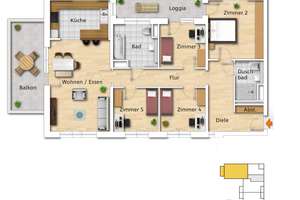 Bezugsfertige Neubau 5-Zimmer-Wohnung, über den Dächern der Stadt – Akazienweg 1, 51381 Bergisch Neukirchen, Leverkusen – Vorschaubild 4