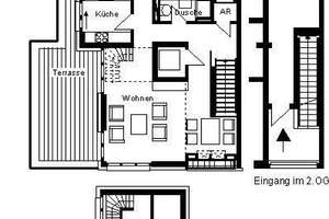 Penthouse-Wohnung mit großer Sonnenterrasse und direktem Aufzugzugang in Rheinnähe – Alt Heerdt 104, 40549 Heerdt, Düsseldorf – Vorschaubild 13