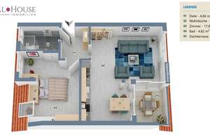 REAL HOUSE: Wohntraum im idyllischen Köln-Esch | 2-Zimmer-Erstbezug mit sonniger Dachterrasse – Die vollständige Adresse der Immobilie erhältst du vom Anbieter., 50765 Esch/Auweiler, Köln – Vorschaubild 17
