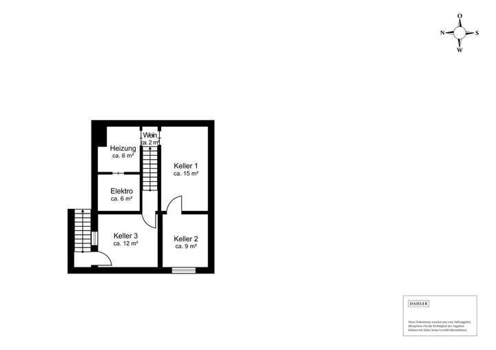 Grundriss Untergeschoss Haupth