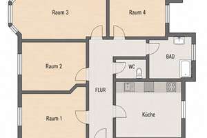 Bezugsfreie 4-Zimmer-Altbauwohnung in Top-Lage: Erstbezug, Einbauküche und vieles mehr! – Mittelstraße 50, 39114 Werder, Magdeburg – Vorschaubild 14