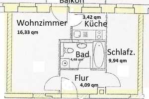 ***SUPER WOHNUNG MIT EBK UND BALKON IN RUHIGER LAGE*** – Agricolastraße 28, 9112 Chemnitz – Vorschaubild 11