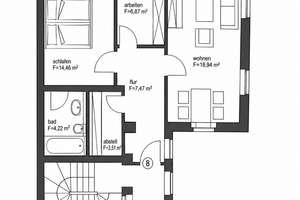 Helle 3 Zimmer-Altbauwohnung mit Balkon und schönen Holzdielen und Gartenmitbenutzung! Lange Gasse – Lange Gasse 16, 86152 Georgs- und Kreuzviertel, Augsburg – Vorschaubild 12