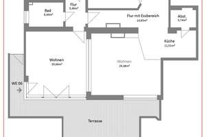 Großzügige ca. 151 qm Wohnung, mit Kamin und außergewöhnlich großer Terrasse – Die vollständige Adresse der Immobilie erhältst du vom Anbieter., 85053 Südost, Ingolstadt – Vorschaubild 9