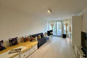 KERNSANIERTE EINZIMMERWOHNUNG MIT HOCHWERTIGEM BAD & KÜCHE IN BOGENHAUSEN – Fritz-Meyer-Weg 55, 81925 Oberföhring, München – Vorschaubild 4